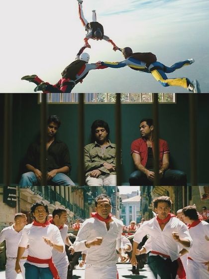 The three musketeers, three iconic adventures, and a menu to match. Our ZNMD Gourmet Cinema experience captures the essence of the film's adventures, from skydiving to the Tomatina festival, through food.