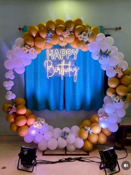 Special Entry - Private Party & Milestone Decoration Elegant Birthday & Anniversary Setups photo 45