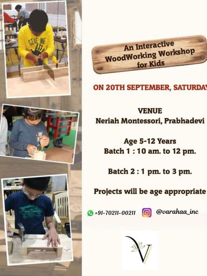 Announcing another popular woodworking workshop for kids aged 5-12. These sessions are a great way for children to gain hands-on experience with tools and materials, building confidence and practical life skills in a fun, structured environment.
