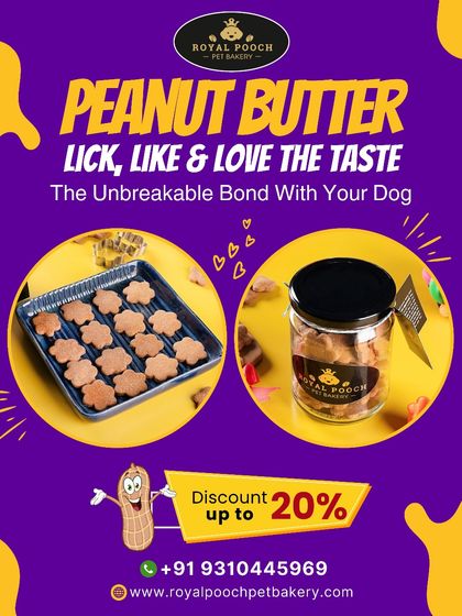 Lick, like, and love the taste! My peanut butter treats, including these paw-shaped cookies, are made to strengthen the unbreakable bond with your dog. They are made with love and are completely safe for your furry friend.
