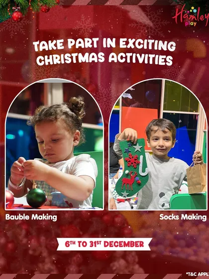 This poster highlights our exciting Christmas activities, including bauble making and sock making. It’s a season of crafting and creating memories.