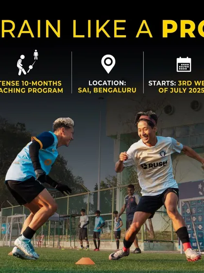 A glimpse into our intense 10-month coaching program. We focus on high-tempo drills and professional training standards at our facility in SAI, Bengaluru, to prepare you for the demands of competitive football.