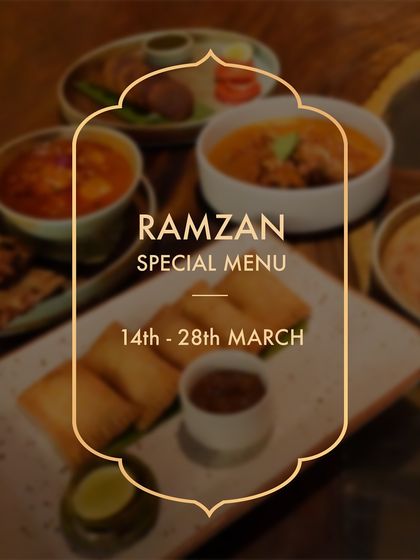 Announcing our Ramzan Special Menu. During the holy month, we offer a curated selection of traditional Iftar dishes, perfect for breaking the fast with family and friends.