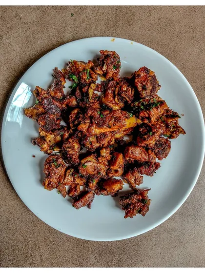 A closer look at my Bannur Mutton Pepper Roast. I use small morsels from the lamb's shoulder, which allows the freshly ground pepper and spices to coat every piece. It's an addictive accompaniment to any meal.