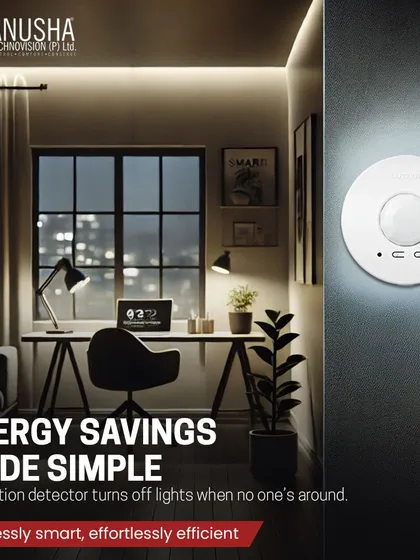 Energy savings are a core component of a smart home. I install intelligent motion detectors that automatically turn off lights in unoccupied rooms, making it simple and effortless to reduce energy consumption without sacrificing convenience.