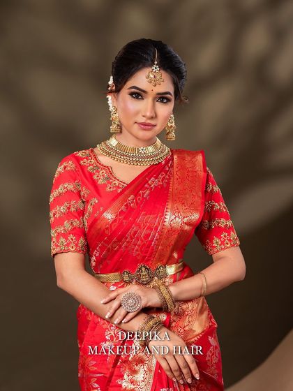 Deepika Makeup and Hair - Professional Makeup & Hair Academy My Signature: South Indian Bridal Artistry photo 52