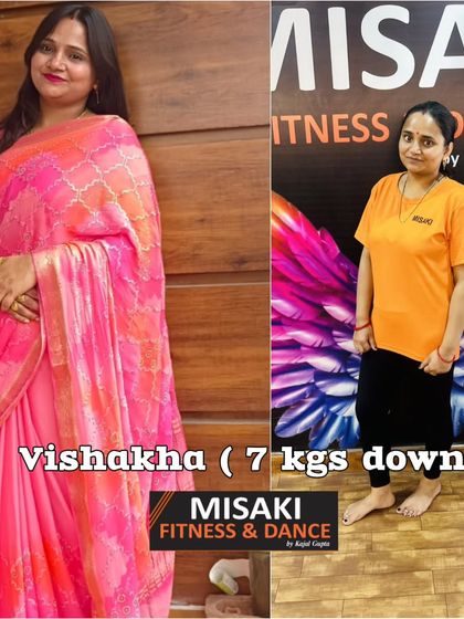Vishakha is 7 kgs down and looks absolutely radiant. This is the result of consistent effort and a positive mindset.