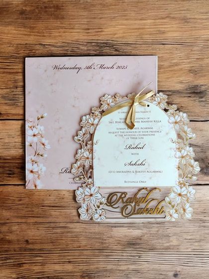 House Of Cards - Custom Wedding Invitations Intricate Laser-Cut & 3D Designs photo 6