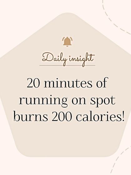 No time or space for a workout? No excuses. Just 20 minutes of running on the spot can burn around 200 calories. Consistency with simple exercises is more effective than sporadic, intense workouts.