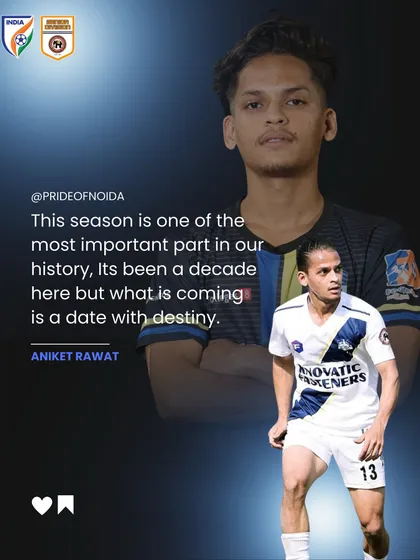 A quote from our stalwart player, Aniket Rawat, on the importance of the upcoming season and the club's date with destiny.
