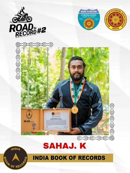 We celebrate the incredible achievements of our members who successfully completed the "Road to Records" motorcycle rally and earned their place in the India Book of Records. We are proud to have such dedicated and accomplished riders, including female riders, in our family.