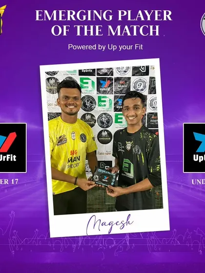 Magesh, another U-17 Emerging Player of the Match.