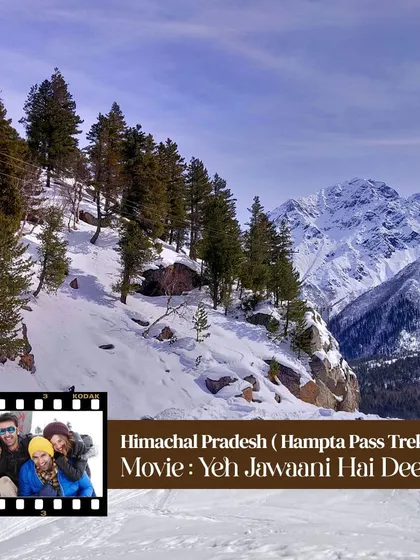 Live your 'Yeh Jawaani Hai Deewani' moment on the Hampta Pass trek. We'll take you through the same snowy landscapes where Bunny and his friends found adventure and friendship.