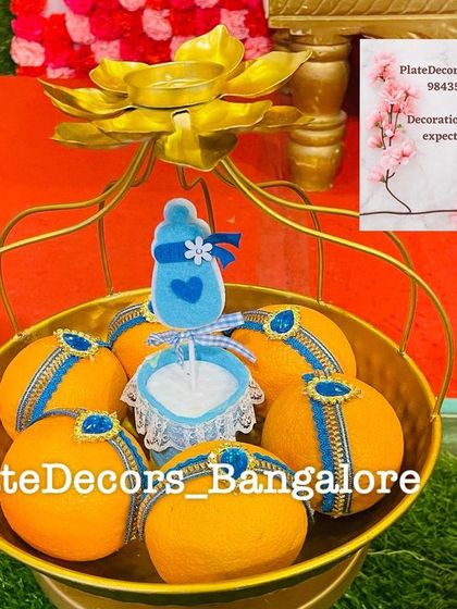 Sukeerthi - Ceremonial Gift & Platter Decoration Baby Shower & Seemantham Platters photo 12