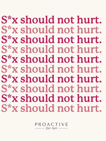 Sex should not hurt. This is a core belief at our clinic. If it does, we're here to help you find out why and guide you toward a solution.