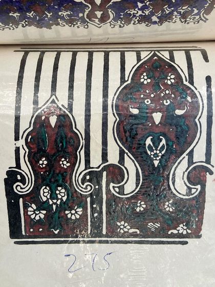 A collection of vintage blocks inspired by the beauty of architectural structures. From ornate arches to intricate window grills, these designs fuse two distinct craftsmanships into beautiful patterns for saree borders and more.