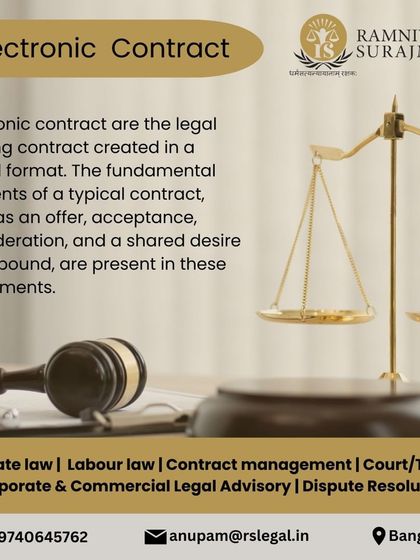 Electronic contracts are legally binding agreements created in a digital format. They contain all the fundamental elements of a typical contract, such as offer, acceptance, and consideration, and are legally valid.
