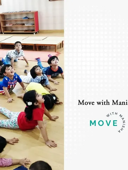 Movement is a form of expression. With our partner 'Move with Manisha', children explore different ways to move their bodies, enhancing flexibility and creative thinking.