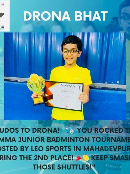 Manoj Kumar - Badminton Coaching for Kids & Youth Our Tournament Champions photo 41