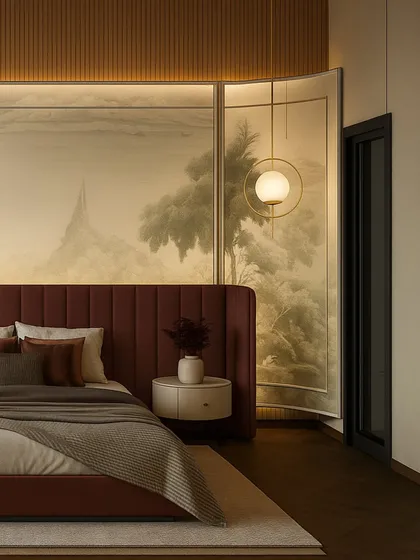 Additional views showcasing the diverse styles and details of our bedroom designs, from material palettes and lighting to furniture selection and layout.