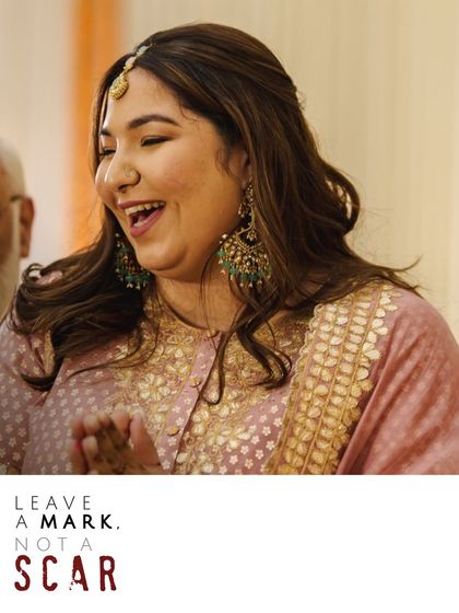 Client Shubhi radiates pure festive joy in the Touch of Azure Earrings. These bold, unapologetic earrings are perfect for making a statement at any celebration, reflecting a spirit that is both stylish and conscious.