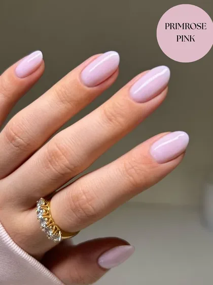 A classic primrose pink. This soft, milky pink is the perfect shade for a clean, feminine, and timeless manicure.