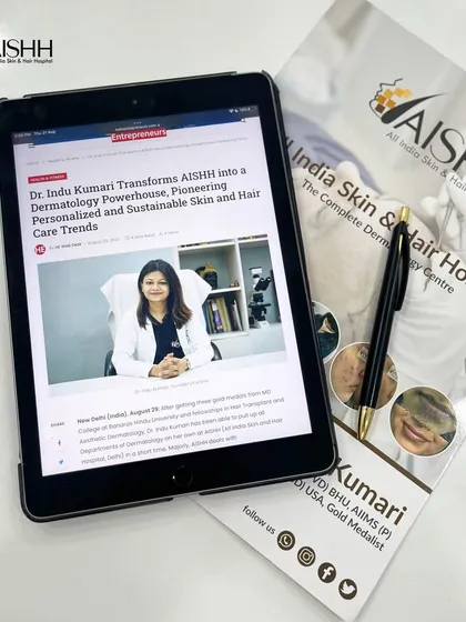 Another shot of my feature in a publication. I am proud to be recognized for pioneering personalized and sustainable skin and hair care trends.