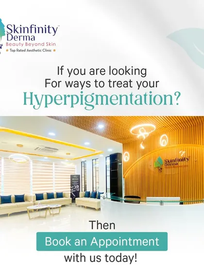 If you are looking for ways to treat your hyperpigmentation, book an appointment with us today. Our clinic provides a welcoming and professional environment where we can create a personalized plan for you.