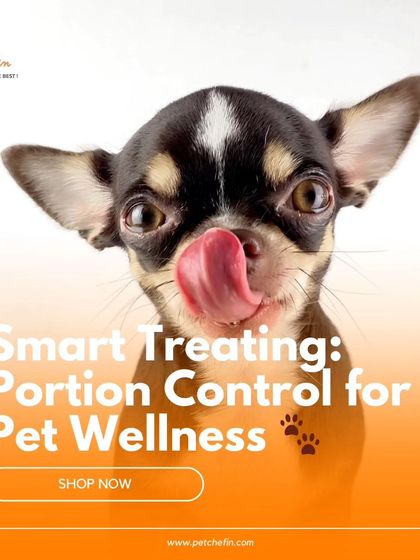 Portion control is key to pet wellness. We recommend starting small, following the 10% rule, and breaking treats into smaller pieces for training or smaller pets.
