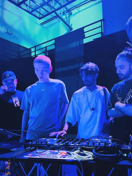 At the after-party for the BadVibes battle in Thailand, sharing Indian rhythms with the local underground hip-hop scene. My work has allowed me to connect with artists and crowds globally.