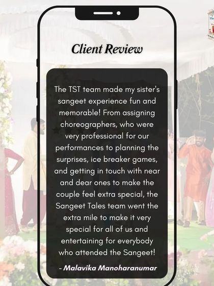 The Sangeet Tales - Wedding Dance Choreography Words from Our Wonderful Families photo 9