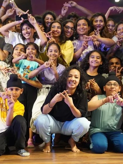 A close-up of the smiling faces after a fulfilling session.