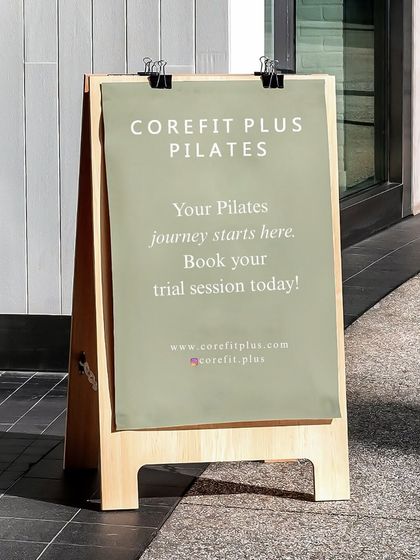 Your journey starts here. This sign marks the first step towards a stronger, more balanced you. We invite you to book a trial session and feel the difference.