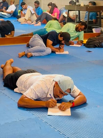 Our wellness sessions with Padmaja Iyer spark reflection and team bonding. Here, we explored belief systems and played 'The Lost Expedition,' a game about survival and teamwork, rediscovering the value of trust and unity.