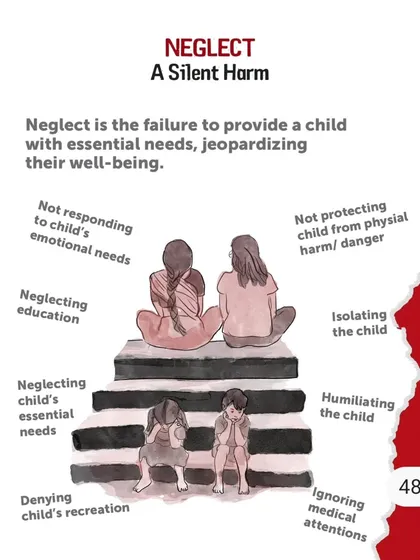 This piece illustrates the concept of neglect. My work for this project aimed to support the NGO's mission to protect the most disadvantaged children.