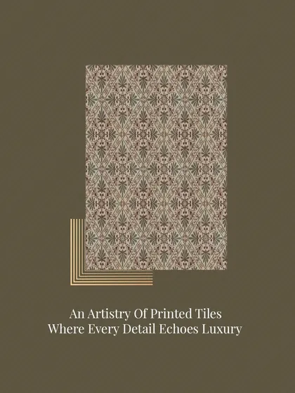 An example of our artistry in printed tiles. This custom pattern brings a fresh, artistic touch to a traditional home, blending contemporary flair with classic elegance.