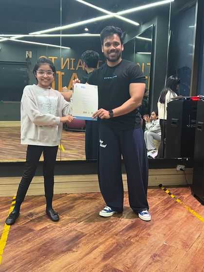 Congratulations to this amazing student on her achievement. We are excited to see her continue to grow as a dancer in the next level of our program.