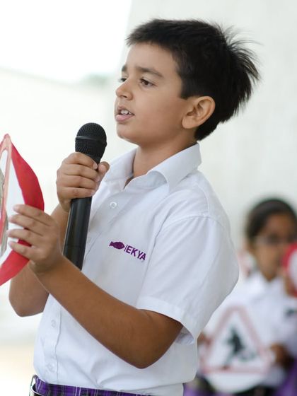 Our primary school curriculum empowers students to confidently express themselves and think independently. Join our Open House to learn more.