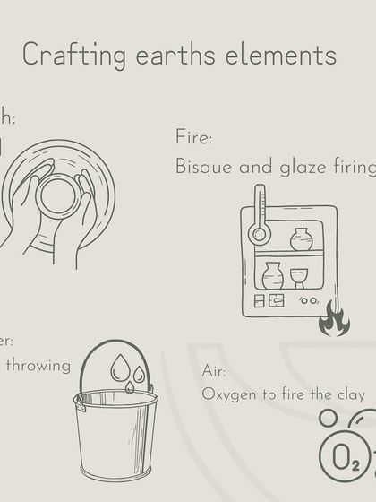 A duplicate of our earth's elements graphic, a core part of our studio philosophy.