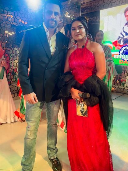 A fan moment with Fardeen Khan in Sri Lanka. Growing up watching his movies, it was a magical experience to share the stage with him.
