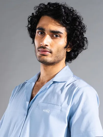 A clean and simple grooming style for a commercial menswear shoot. We provided subtle skin correction and light hair styling to achieve a natural and effortless look.