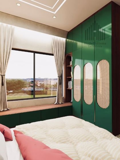 WallsToHome Interiors - Turnkey Home Interiors Serene Bedrooms & Custom Wardrobes photo 5