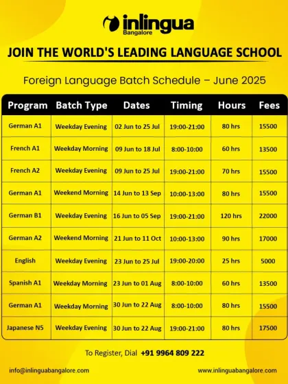 Inlingua - Individual Language Courses Find Your Batch: Upcoming Schedules photo 4
