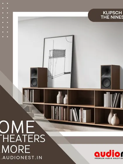 Klipsch "The Nines" are not just for TV. With their large 8-inch woofer and Tractrix horn tweeter, they create a big, dynamic soundstage that is fantastic for music, delivering that classic live-sound feel Klipsch is known for.