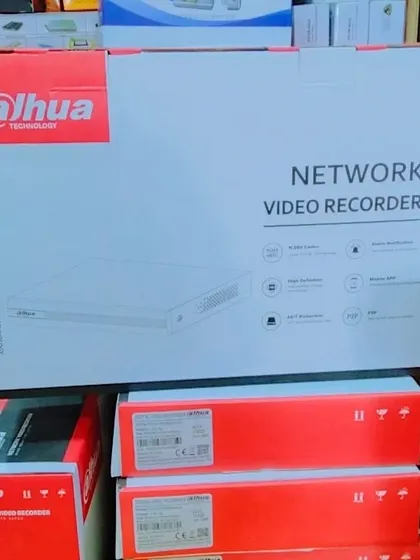 This Dahua Network Video Recorder (NVR) is designed for IP camera systems. It supports multiple channels and allows you to manage and record high-resolution video from all your network cameras.