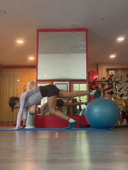 Mobility and flexibility are just as important as strength. This bird dog exercise improves core stability and balance, crucial for maintaining good running form.