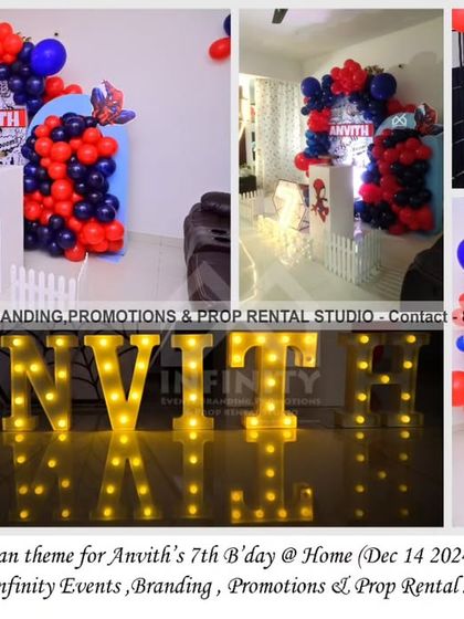 Infinity Events - Milestone Celebration Decoration Cartoon & Character Adventures photo 17