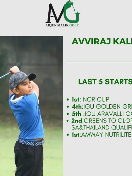 A player review for Avviraj Kalia, showcasing his strong performances and consistent top finishes in 2023.
