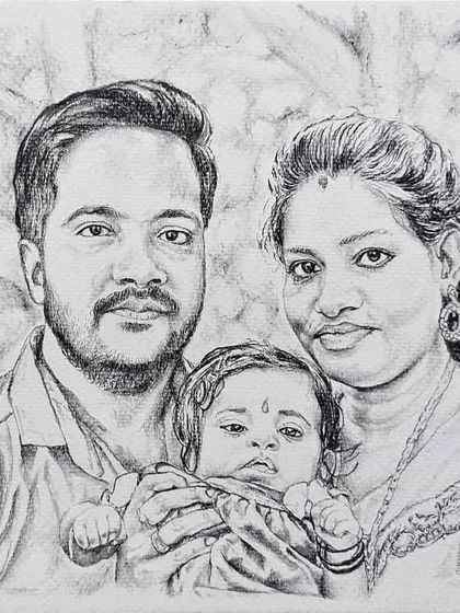 Sreeni - Custom Digital Portraits & Illustrations Family & Group Portraits photo 10