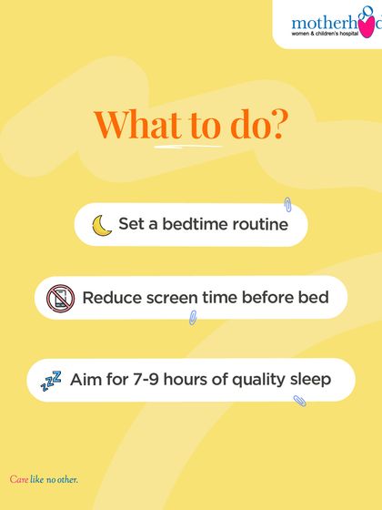 Ready to improve your sleep? We recommend setting a consistent bedtime routine, reducing screen time before bed, and aiming for 7 to 9 hours of quality sleep each night to help rebalance your body.